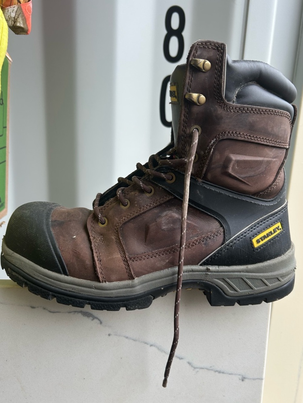 Stanley Brown and Black Men’s Work Boot